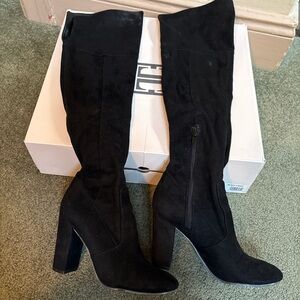 Ivanka Trump Black Over the Knee Boots